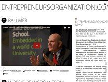 Tablet Screenshot of entrepreneursorganization.com